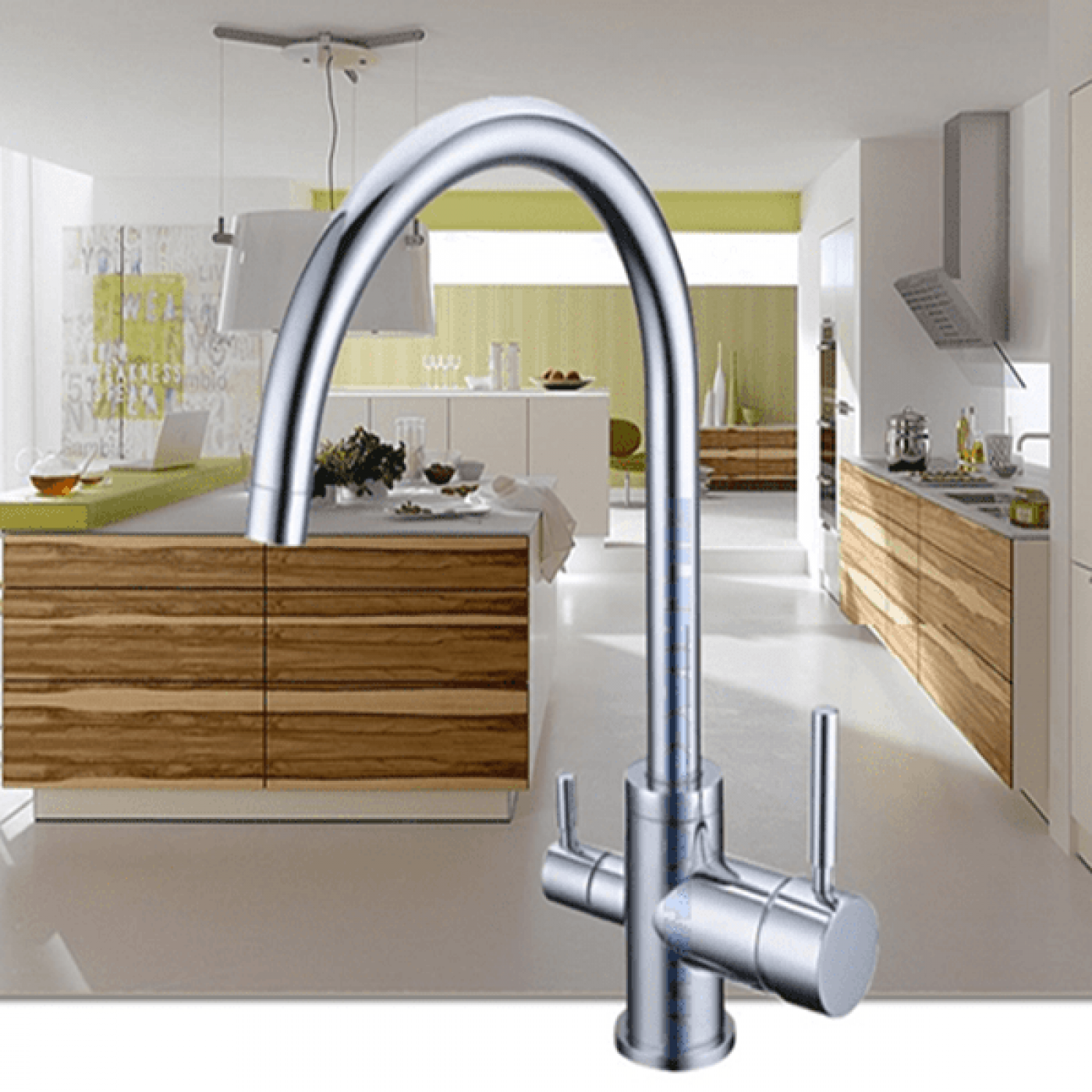 Rubinetto tre vie acqua depurata cucina | Filtri Acqua Italia